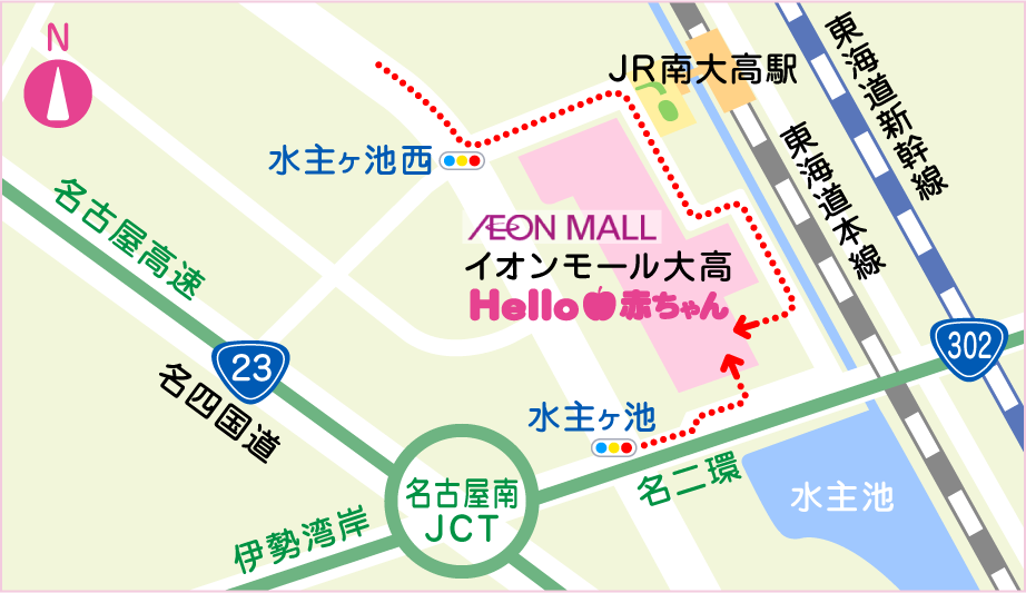 大高店地図